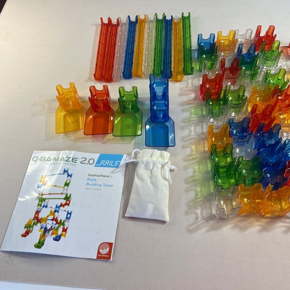 Q-Ba-Maze Marble 2.0 - Rails Builder Set missing OnePiece Of 114 pieces - Picture 4 of 14